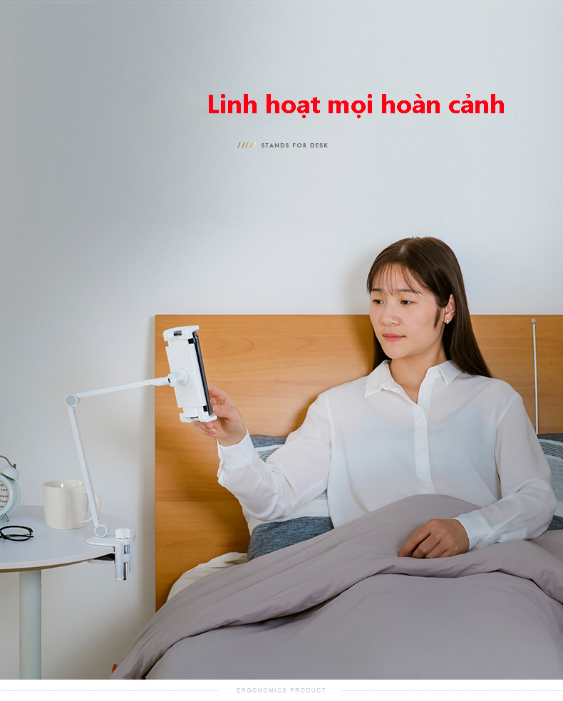arm cho ipad dien thoai may tinh bang xoay 360 up zk 7lc black 7 bengovn