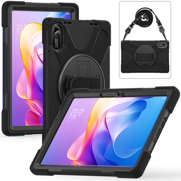 Ốp lưng chống sốc Zaki JGX cho Xiaomi Redmi Pad 2 11" 2025 có dây đeo, quai đeo tay và chân dựng