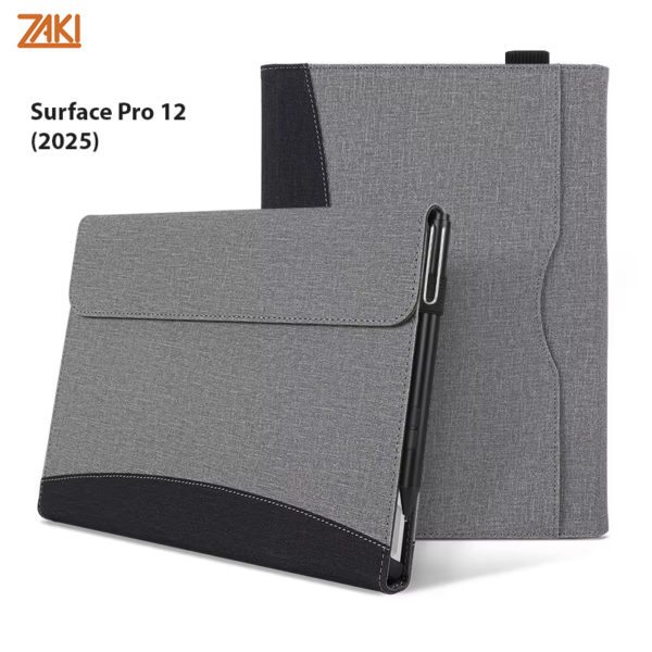 Bao da Microsoft Surface Pro 12 Zaki kẻ sọc chống sốc