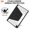 bao da galaxy tab a11 plus 11 inches 2025 zaki slimfit clear 360 rotate 4