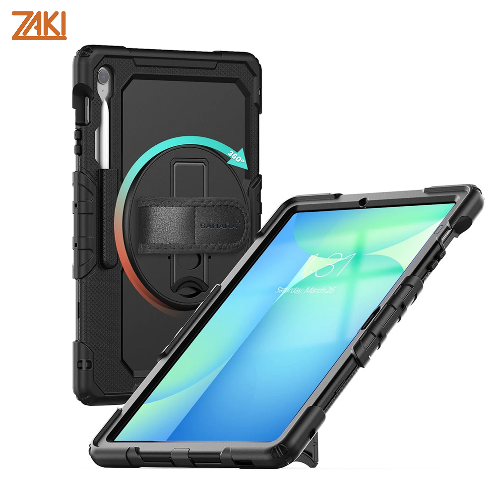 op lung samsung galaxy tab s10 fe plus 13 1 zaki szc series chong soc co bao ve man hinh va day deo 6