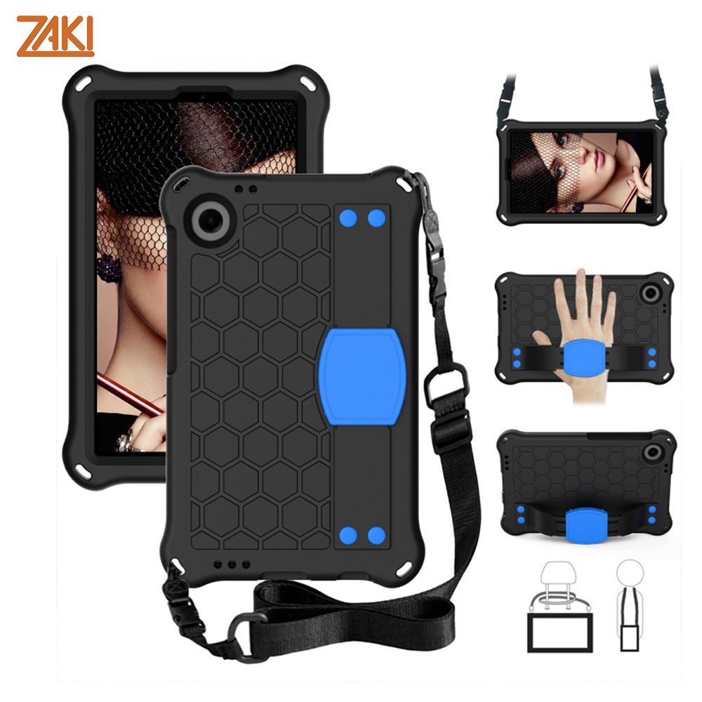 op lung zaki eva samsung galaxy tab a11 sm x133 sm x135 co day deo va quai deo tay back blue