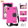 op lung zaki eva samsung galaxy tab a11 sm x133 sm x135 co day deo va quai deo tay pink black
