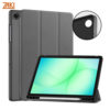 bao da basic cho samsung galaxy tab a11 tab a11 plus 2025 hieu zaki gray