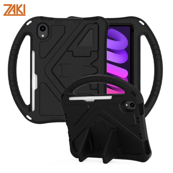 Ốp lưng iPad Mini 7/Mini 6 Zaki EVA có quai xách và chân dựng